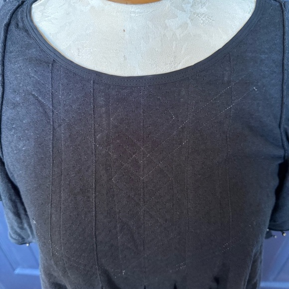 NWT FREE PEOPLE TINY BELLS TANK TOP IN BLACK SIZE: S - Picture 7 of 13